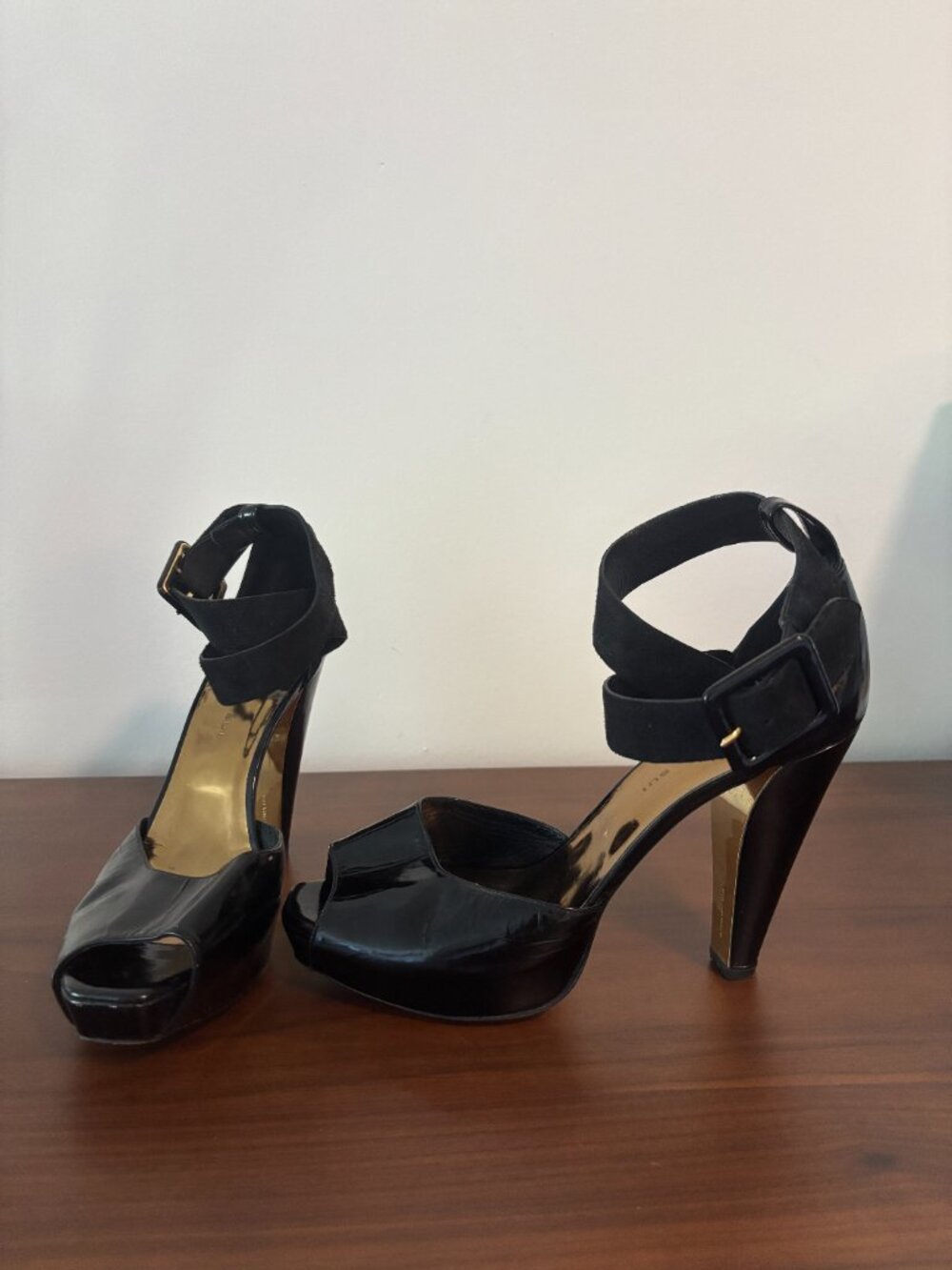 Barbara Bui patent black heels, size 40